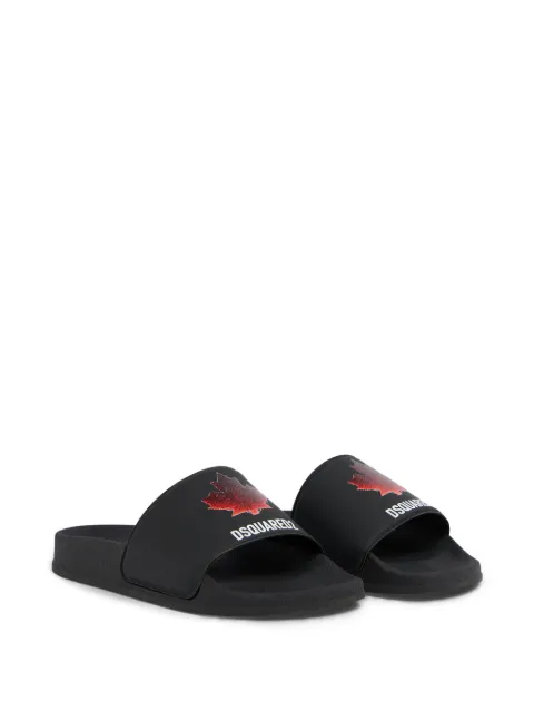 DSQUARED2 KIDS flip flops con detalle del logo