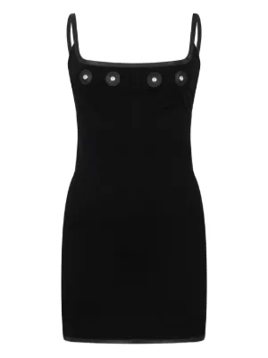 Moschino chain-embellished Mini Dress | Black | FARFETCH