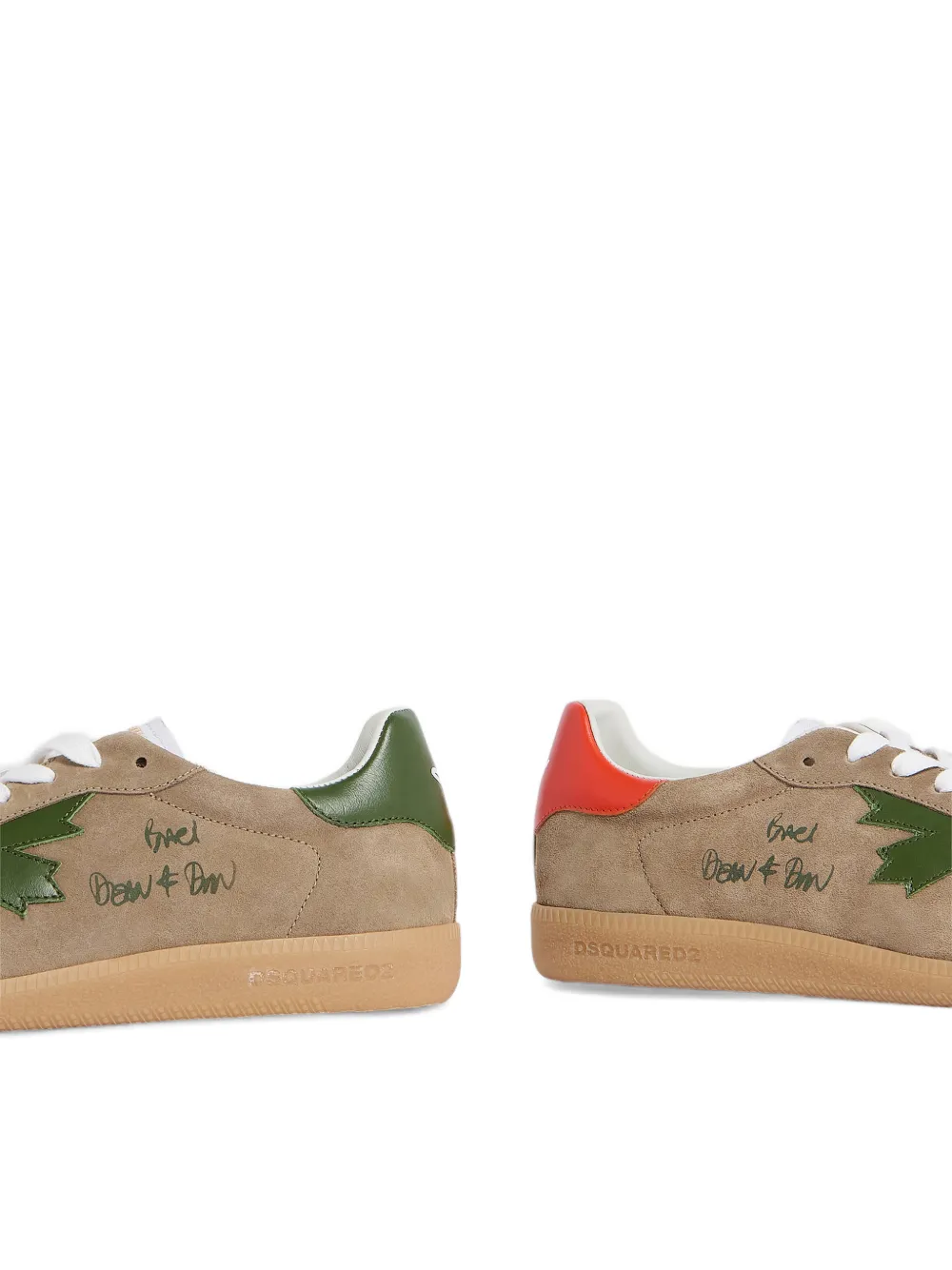 DSQUARED2 Sneakers met ronde hals Beige