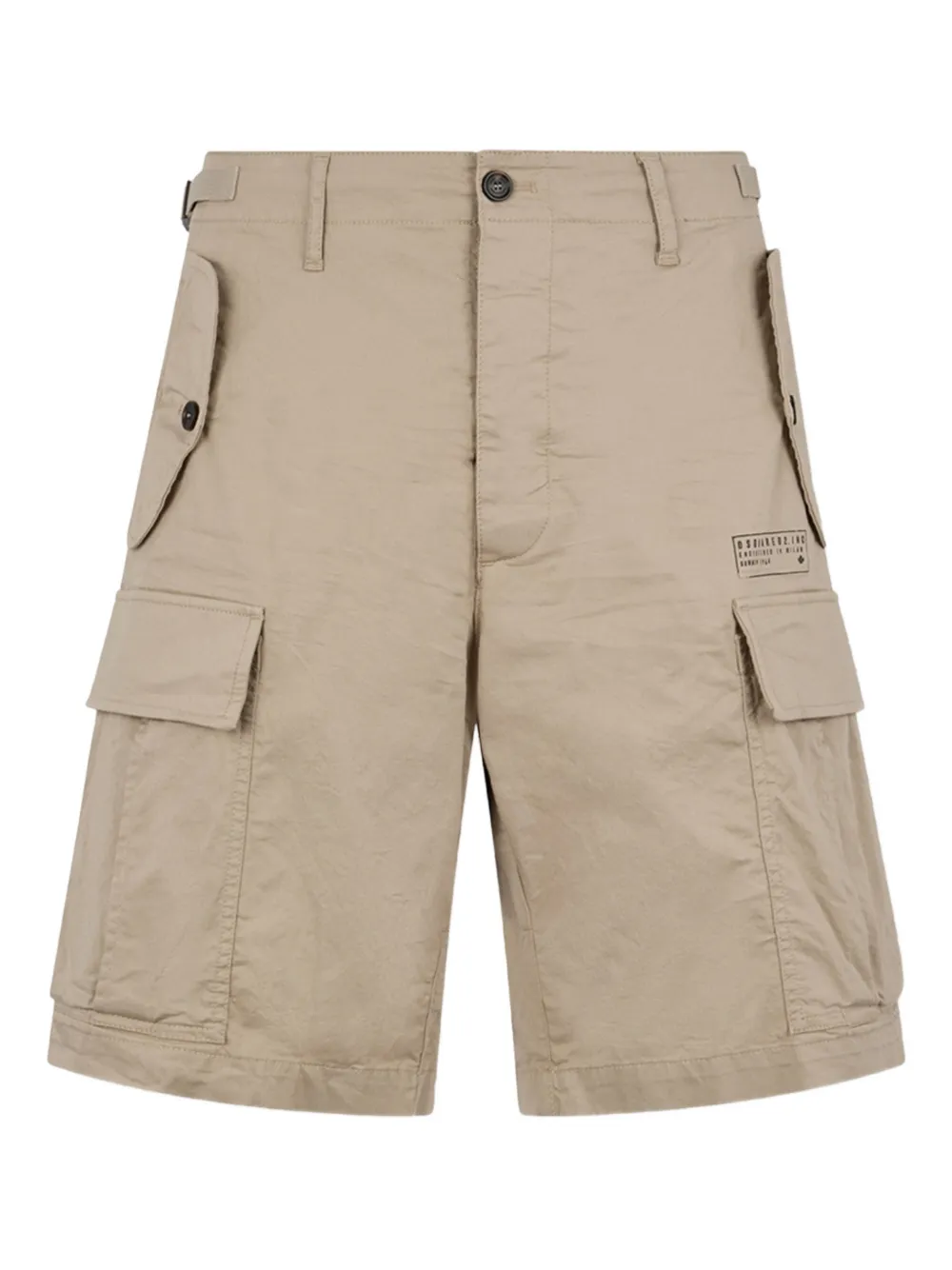 DSQUARED2 multiple-pocket belt-loop shorts | Neutrals | Image 1