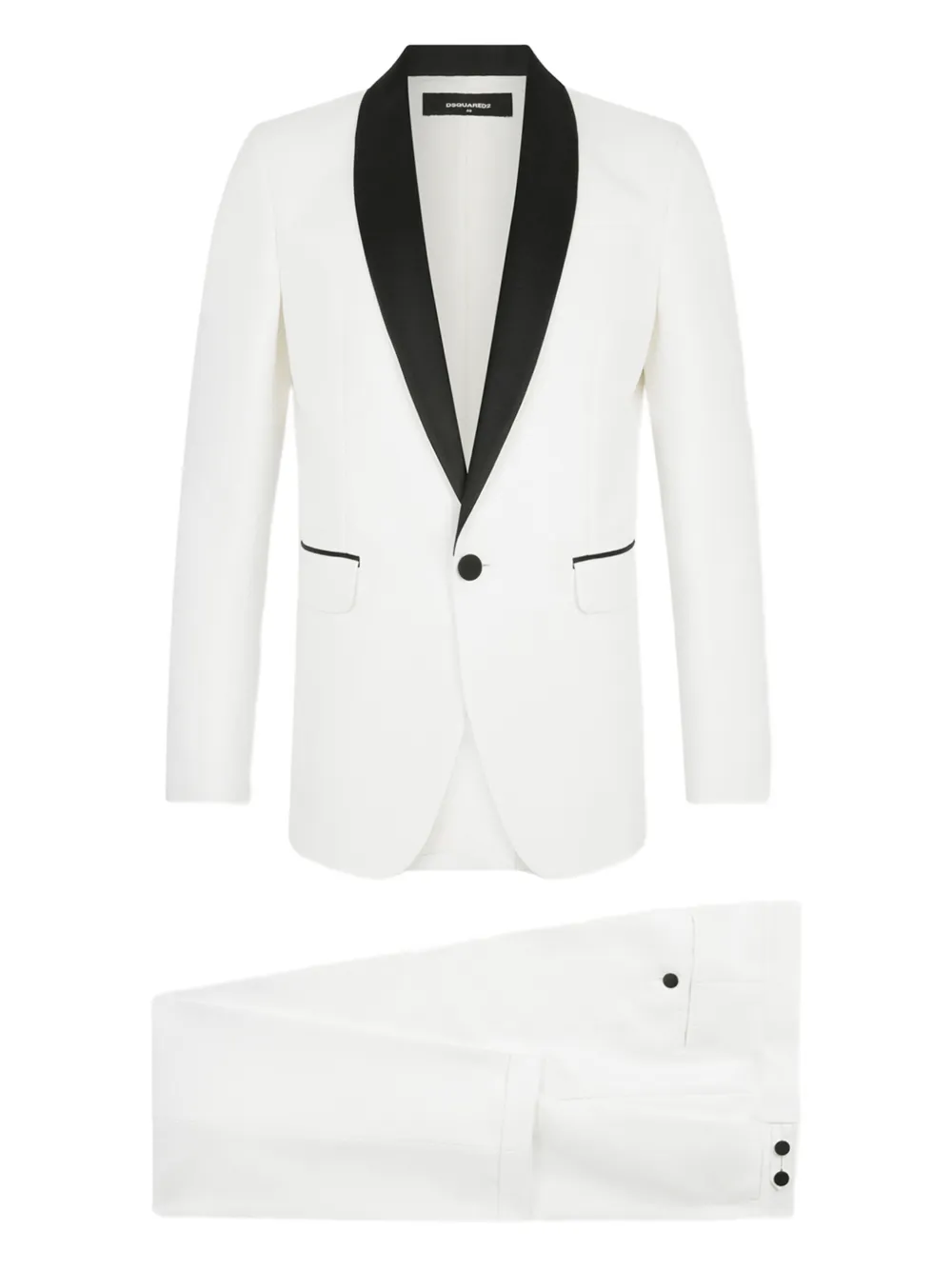 DSQUARED2 Completo due pezzi London Tux - Bianco