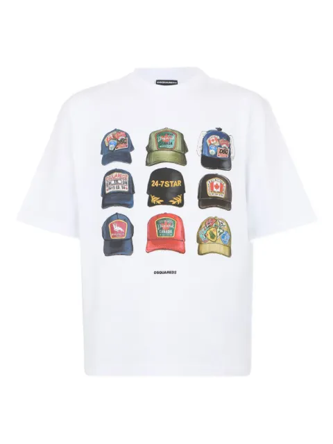 DSQUARED2 logo-print round-neck T-shirt