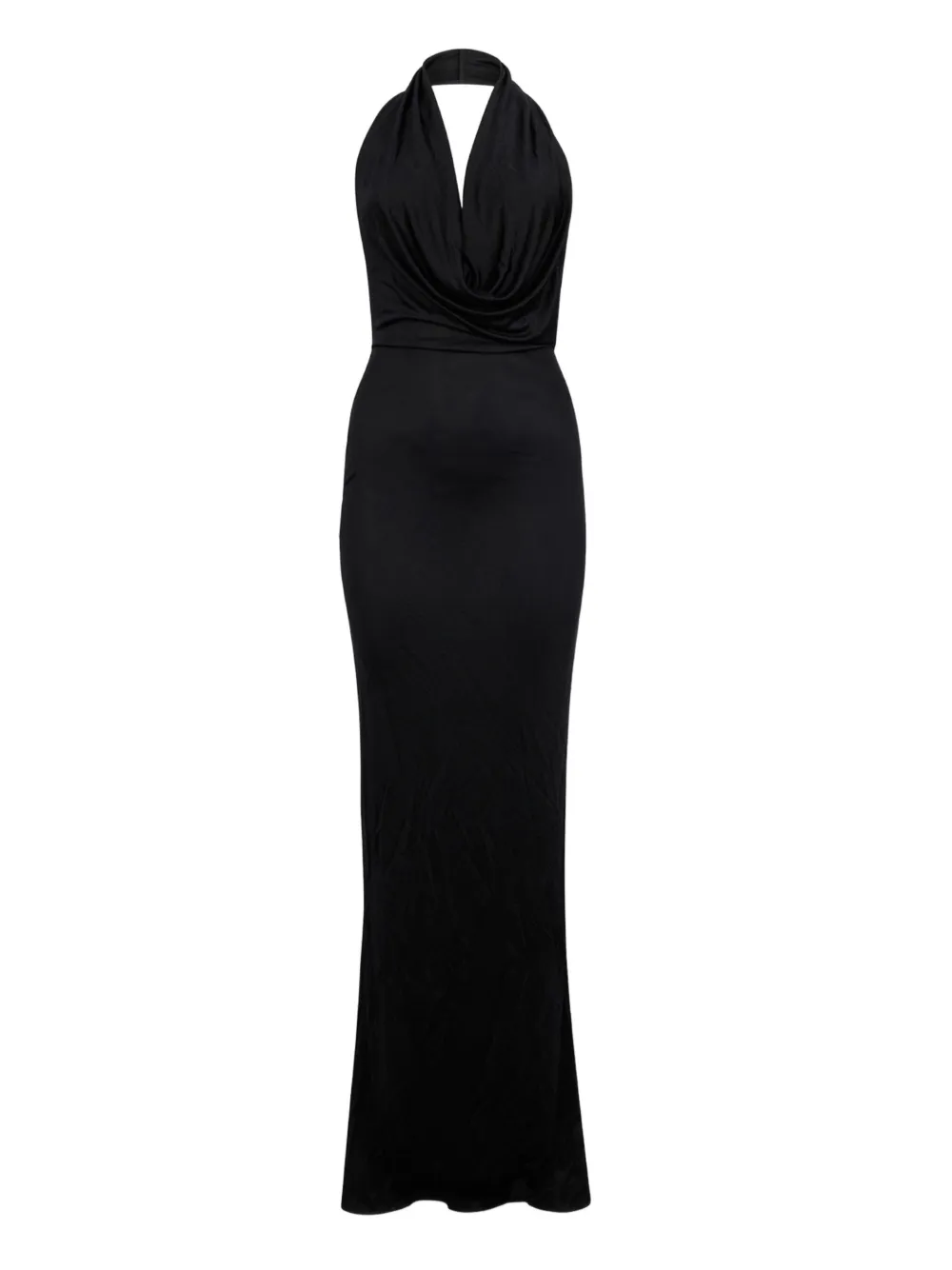 DSQUARED2 halterneck maxi dress | Black | Image 1
