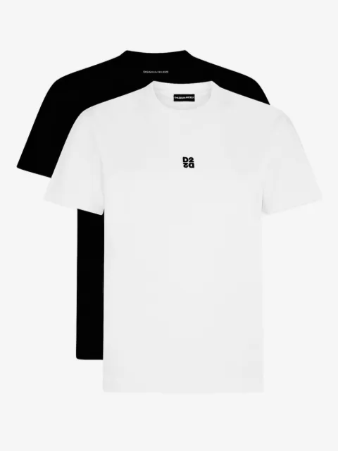 DSQUARED2 set de dos playeras con detalle del logo