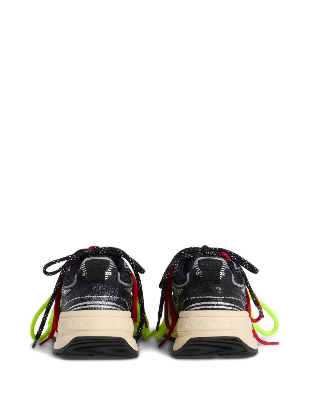 DSQUARED2 Sneakers met ronde neus Zwart