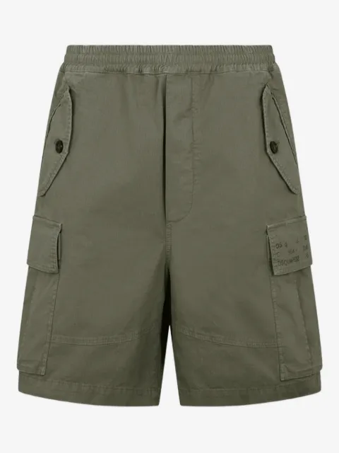 DSQUARED2 cotton ripstop D2 Cargo short