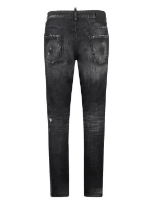 DSQUARED2 Calça Jeans Slim Skater | Preto | FARFETCH BR