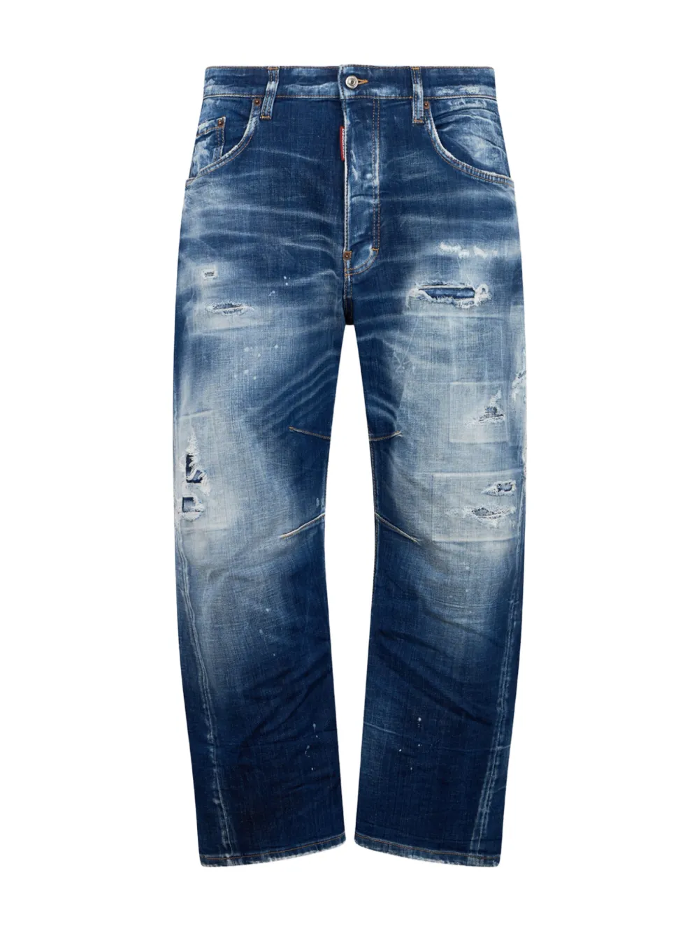 DSQUARED2 Jeans con design a cinque tasche - Blu