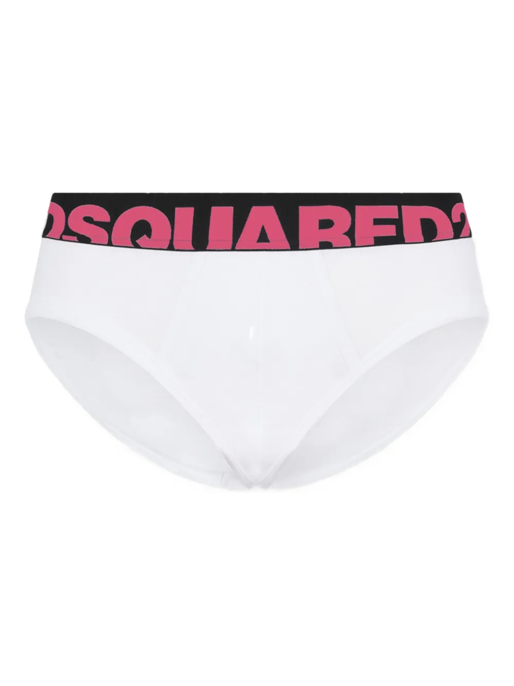 Dsquared2 Logo-waistband Brief In White