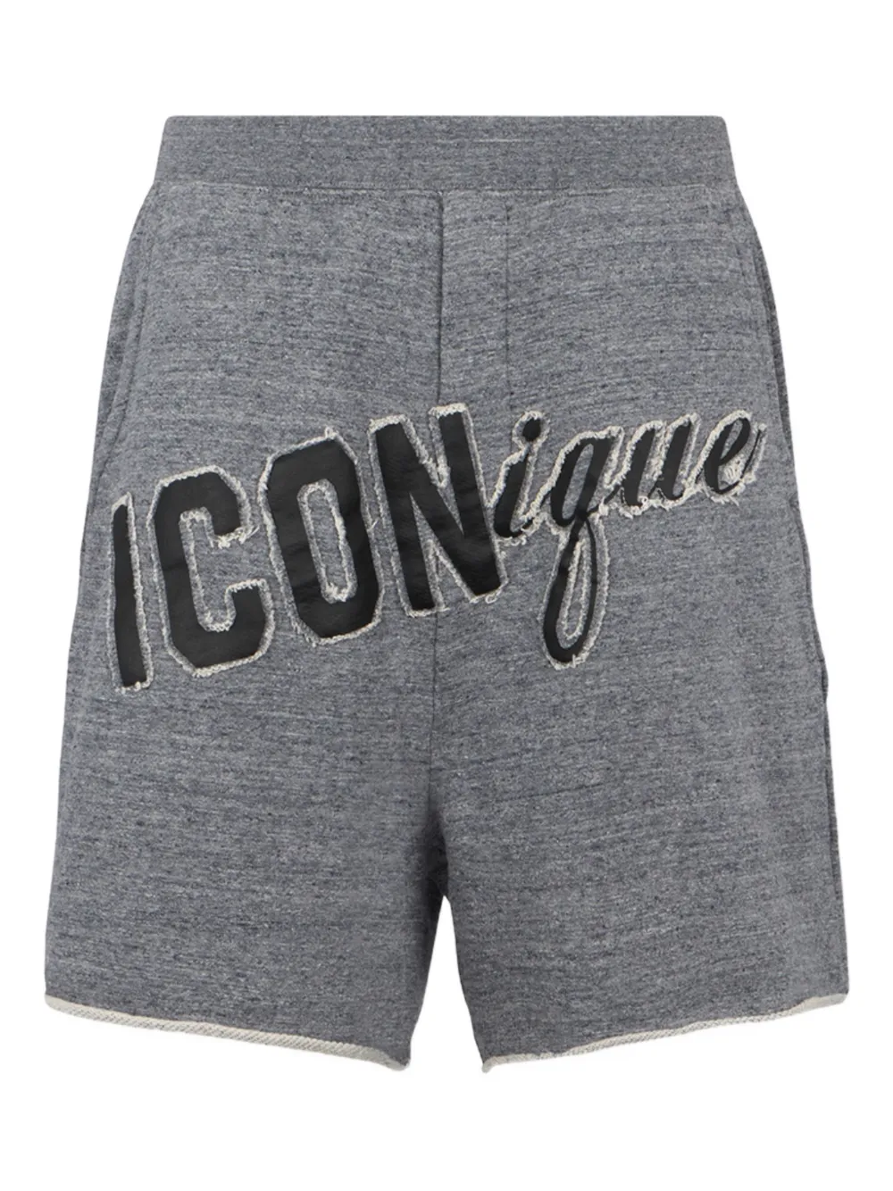 DSQUARED2 Shorts con ricamo - Grigio