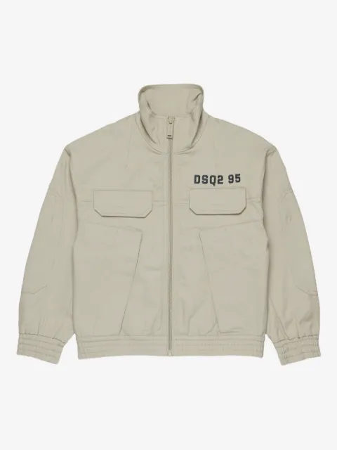 DSQUARED2 KIDS pocket zip jacket