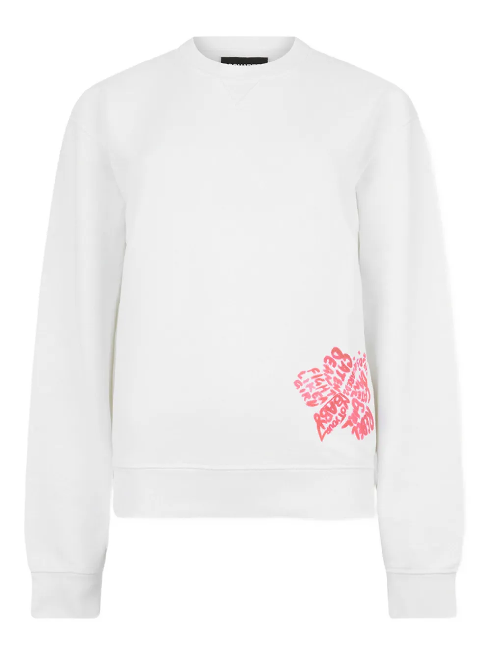 DSQUARED2 pull à motif hibiscus | blanc | Image 1