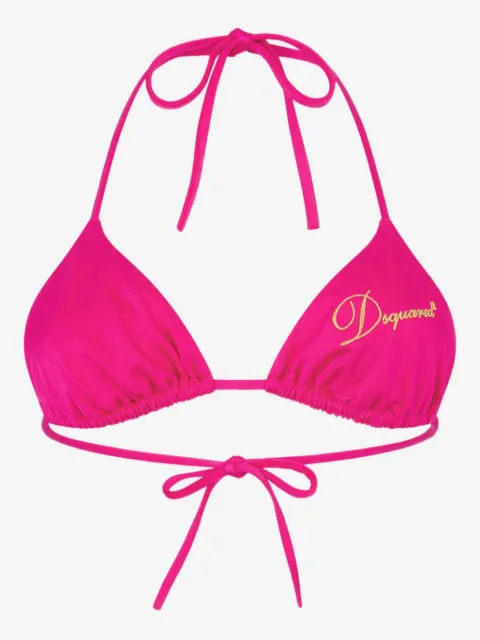 DSQUARED2 top con diseño triangular