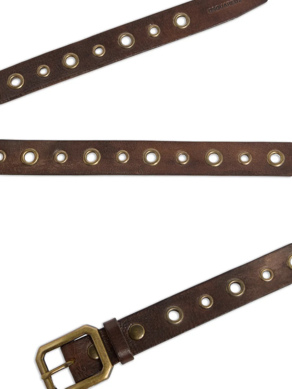 DSQUARED2 Gespriem met ringlets Bruin