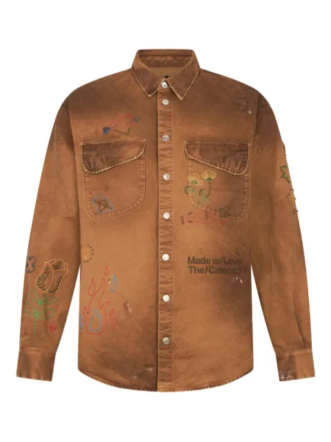 DSQUARED2 handmade scribbles shirt