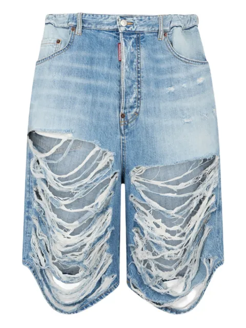 DSQUARED2 destroyed wash surfer shorts