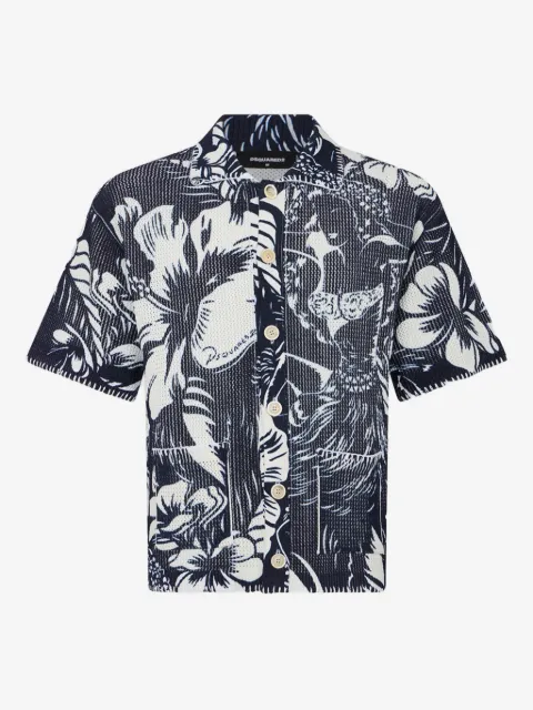 DSQUARED2 camisa Dancing Flowers