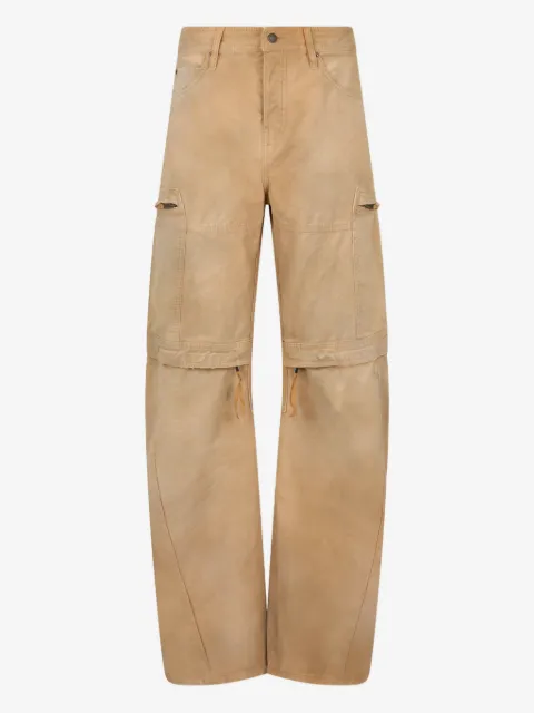DSQUARED2 garment dyed utility distressed pants