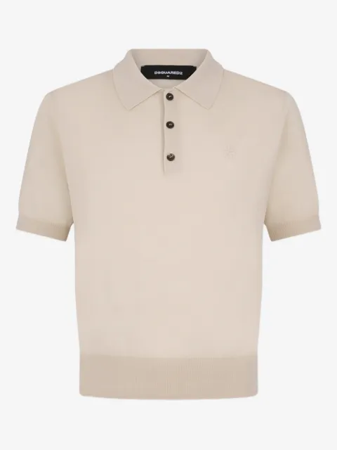 DSQUARED2 playera tipo polo con botones