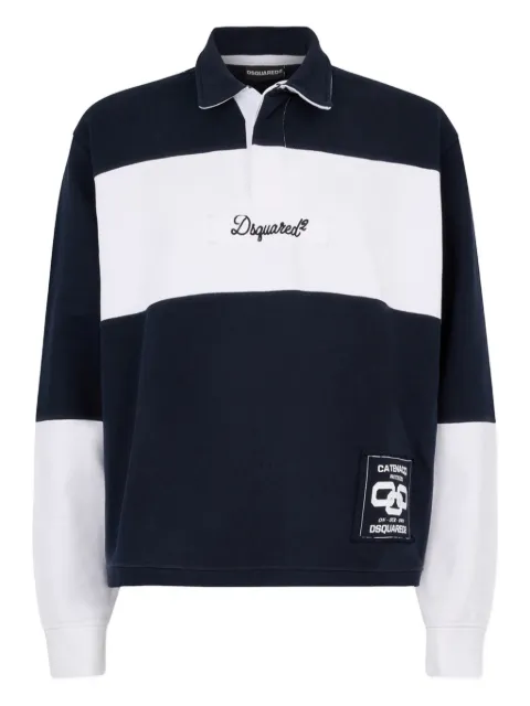 DSQUARED2 playera tipo polo con logo bordado