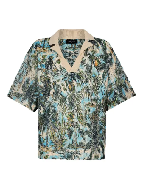 DSQUARED2 Monkey Business printed top