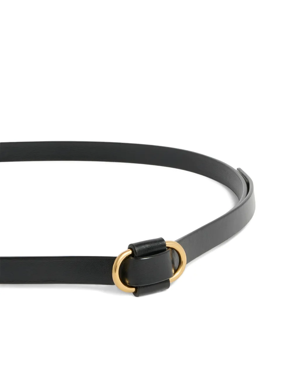 DSQUARED2 Riem met ovalen gesp Zwart