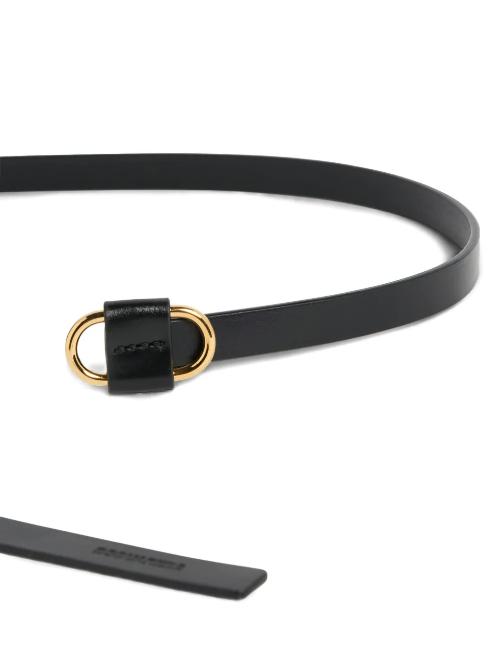 DSQUARED2 Riem met ovalen gesp Zwart