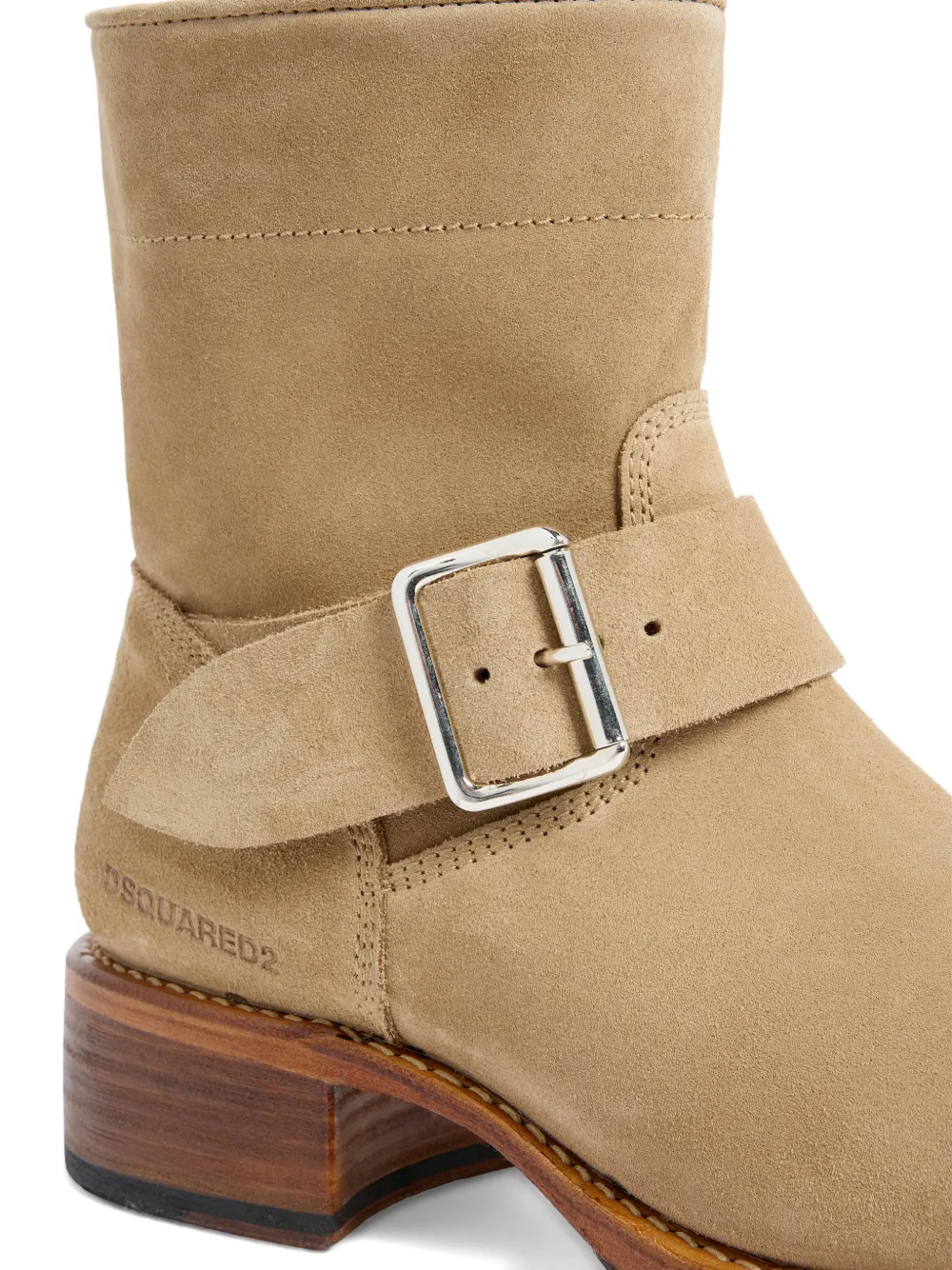 DSQUARED2 Harley laarzen met gesp Beige