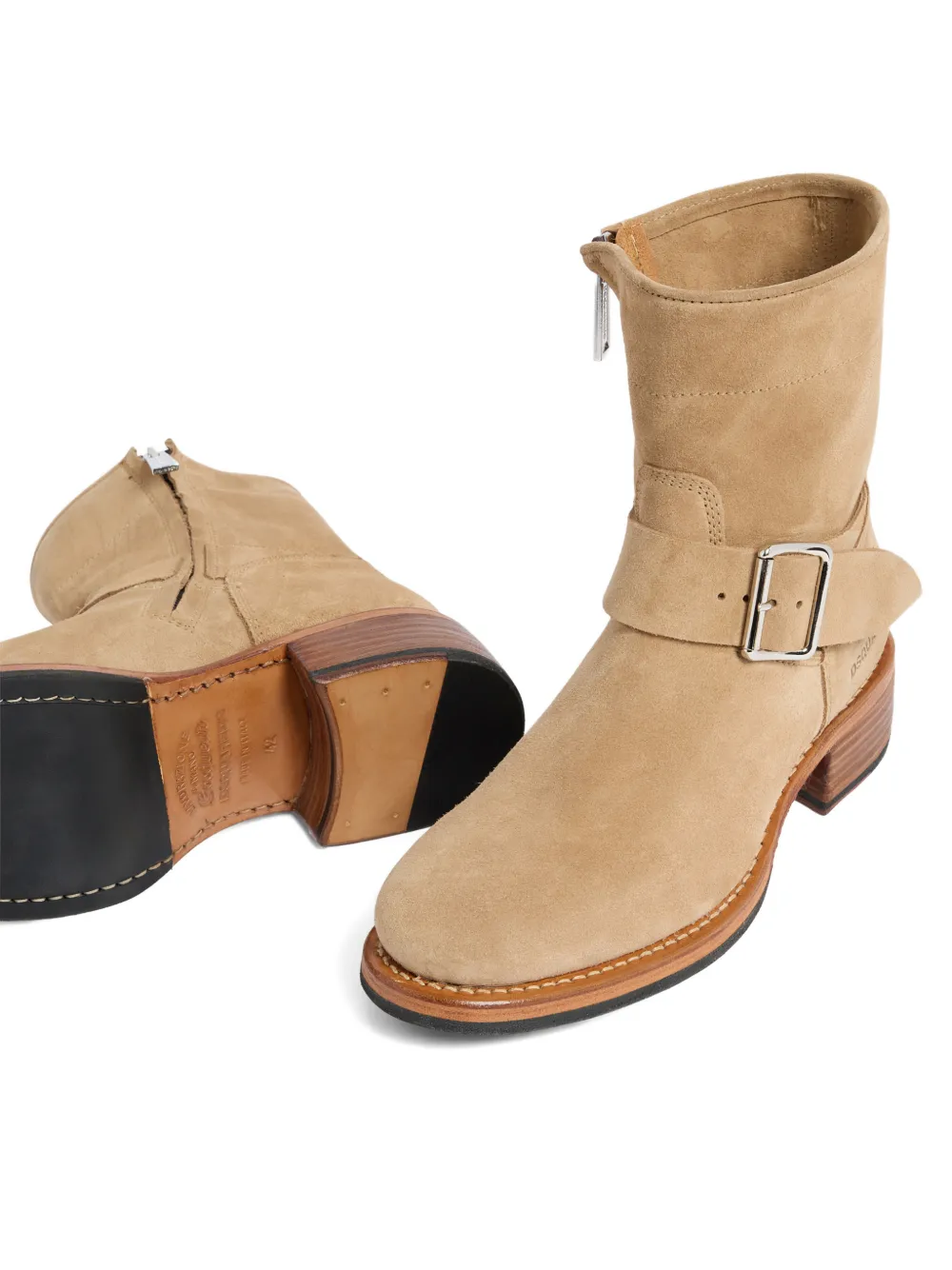 DSQUARED2 Harley laarzen met gesp Beige