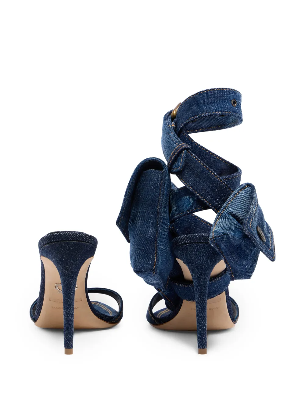 DSQUARED2 Sandalen met gesp Blauw