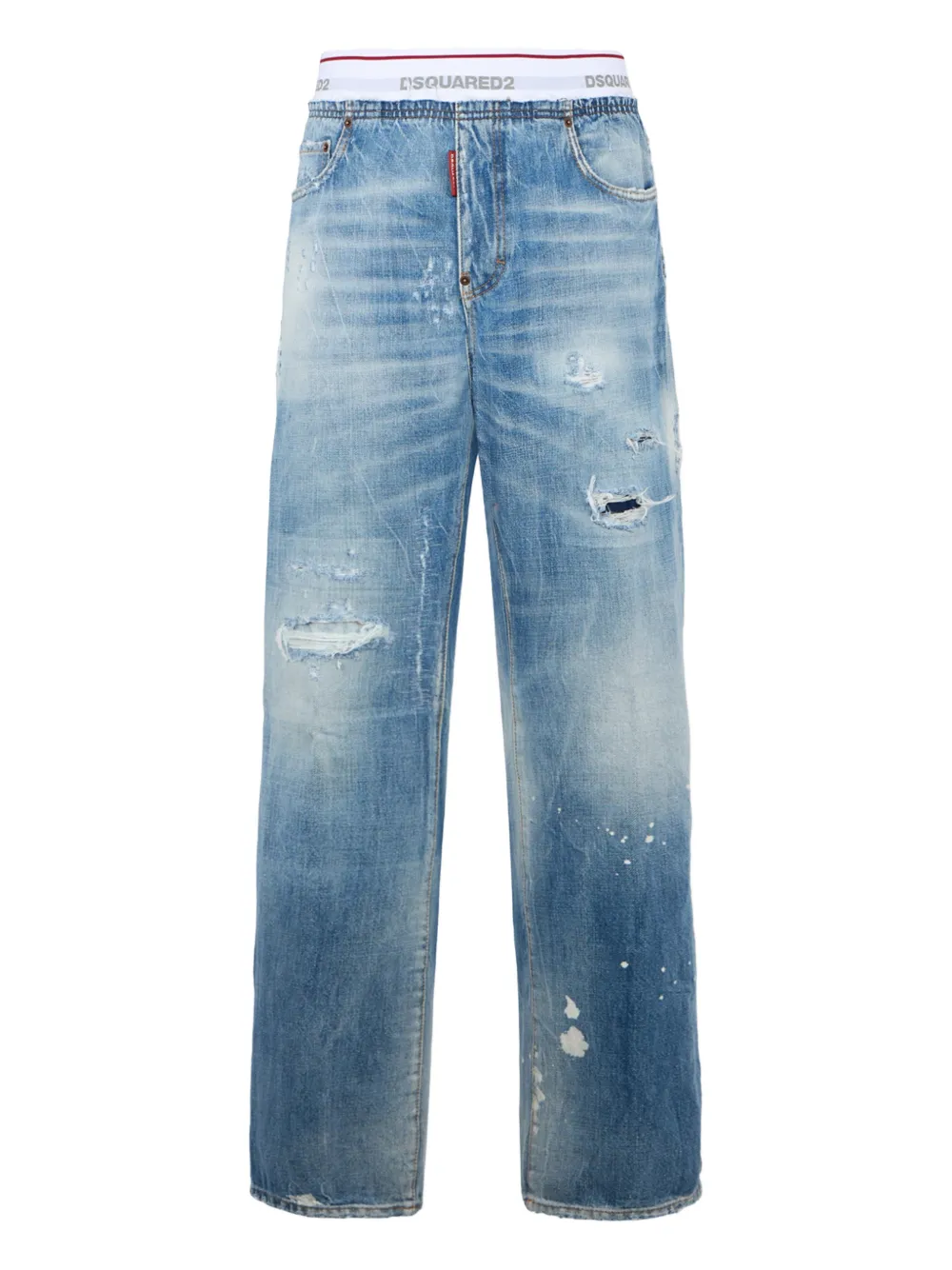 DSQUARED2 Jeans con effetto vissuto - Blu