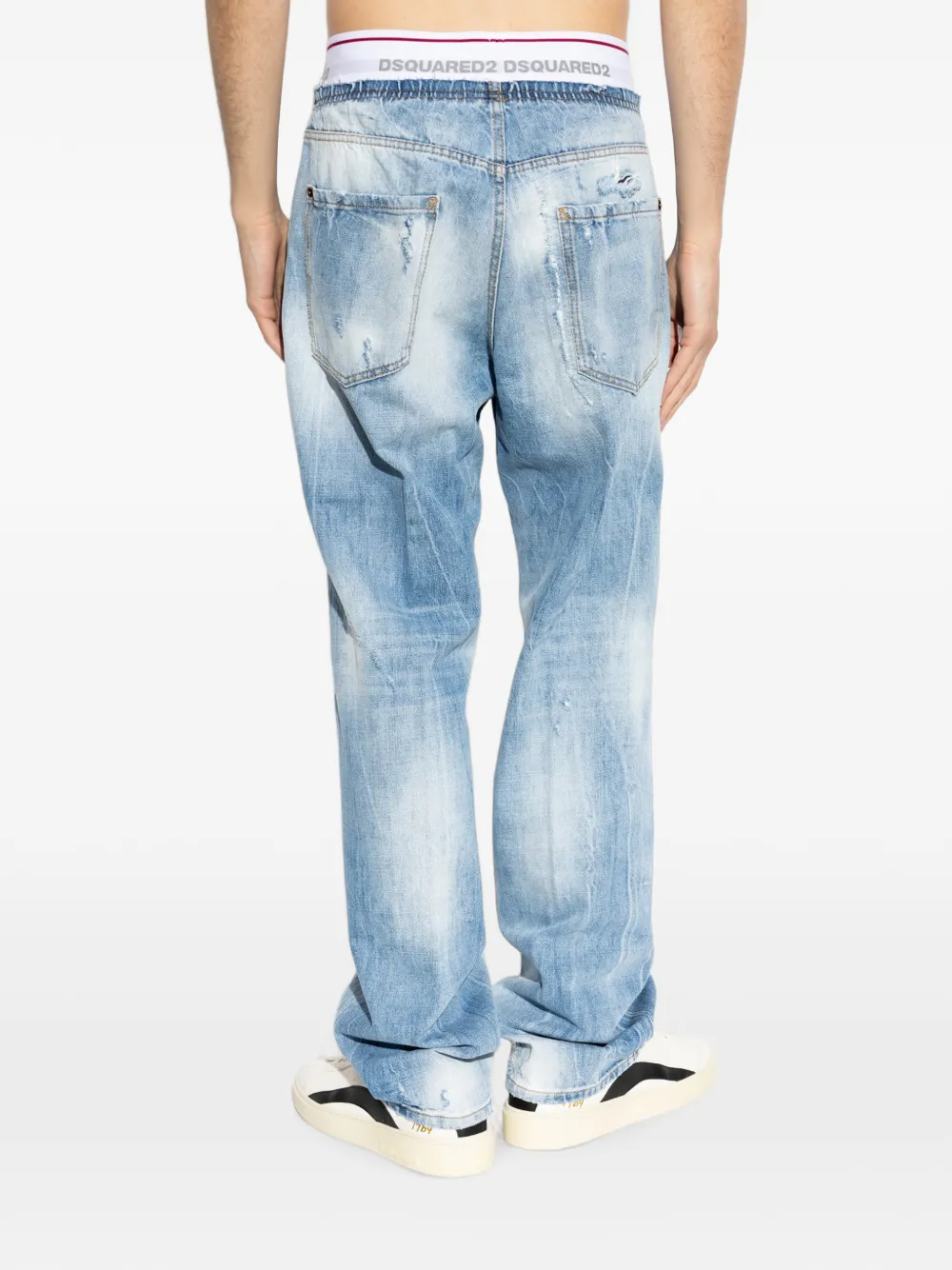 DSQUARED2 Gerafelde jeans Blauw