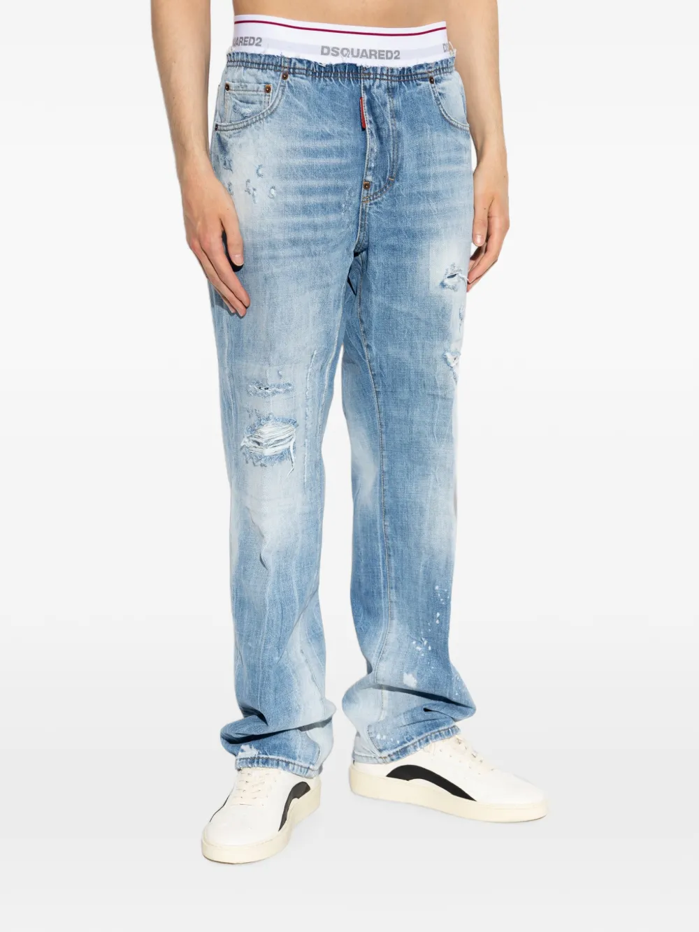 DSQUARED2 Gerafelde jeans Blauw