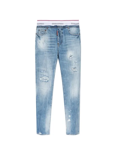 DSQUARED2 light wash denim jogger