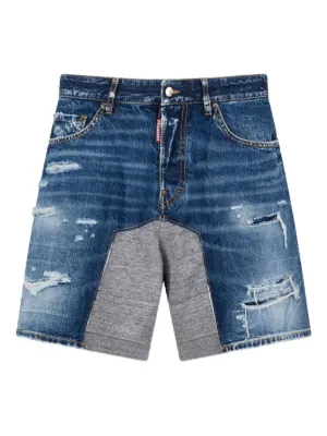 Dsquared2（ディースクエアード）メンズ デニムショートパンツ - FARFETCH