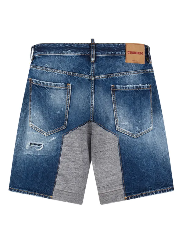DSQUARED2 ダメージ ショートパンツ | ブルー | FARFETCH JP
