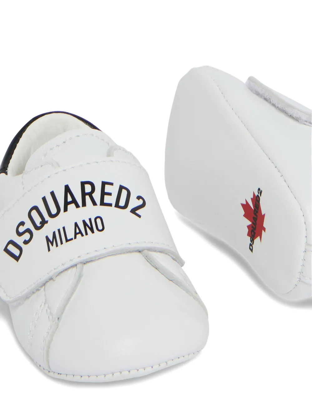 DSQUARED2 KIDS Sneakers met klittenband Wit
