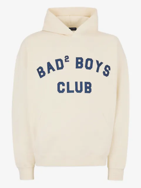 DSQUARED2 fade short & wide fit crewneck hoodie