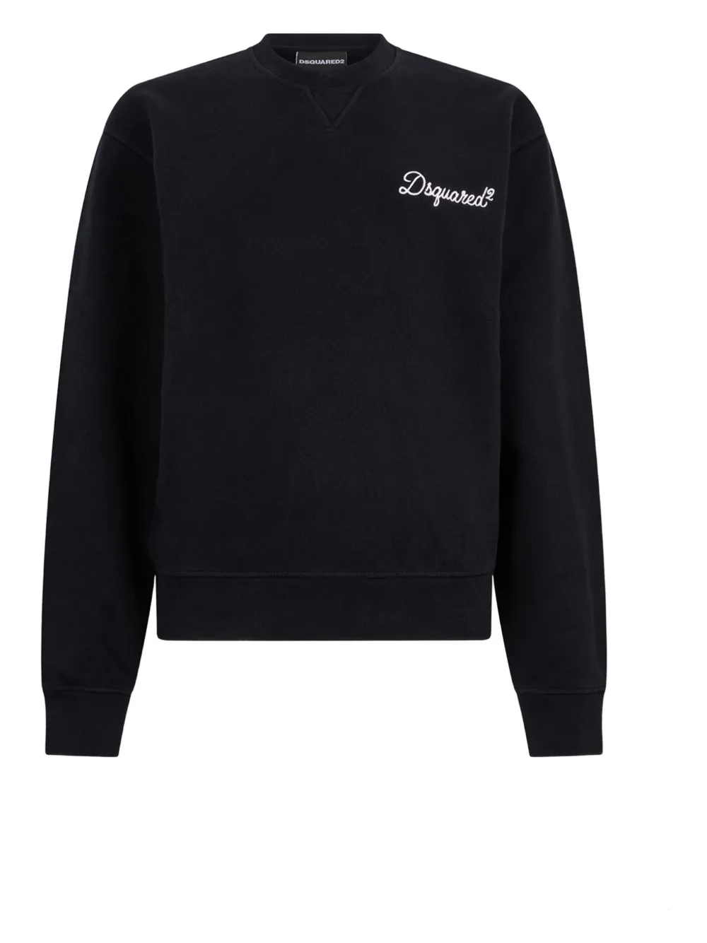 Dsquared2 Logo Crew-neck Sweatshirt In Black