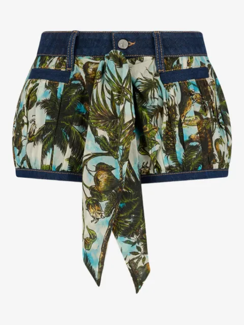 DSQUARED2 shorts con palmeras estampadas