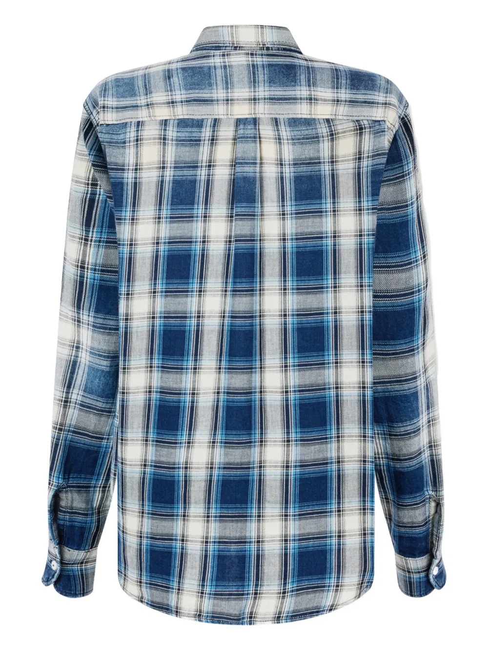 DSQUARED2 Geruit shirt met borstzak - Blauw