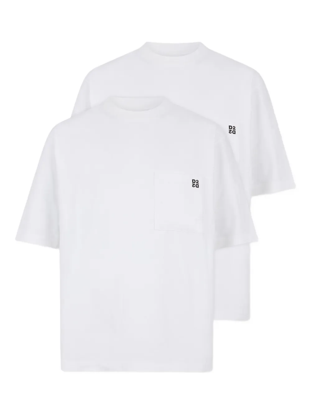 DSQUARED2 logo T-shirt (pack of two) | White | Image 1