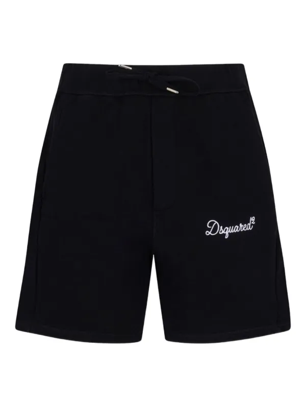 DSQUARED2 ドローストリング ショートパンツ | ブラック | FARFETCH JP