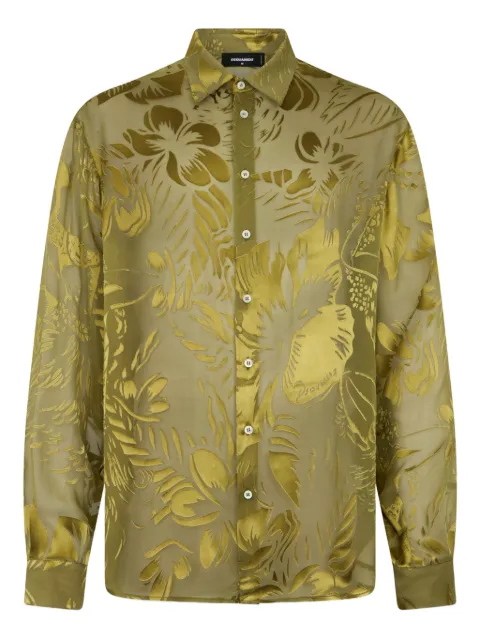 DSQUARED2 camisa con motivo floral