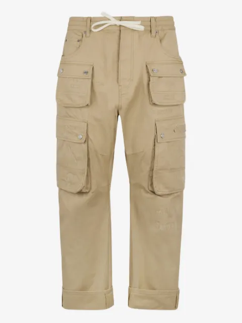 DSQUARED2 pantalones con bolsillos y solapa
