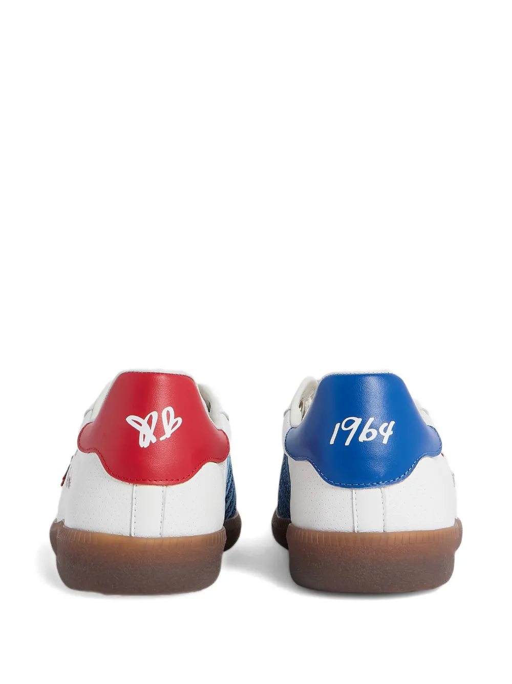 DSQUARED2 Rebels sneakers met esdoornblad Wit