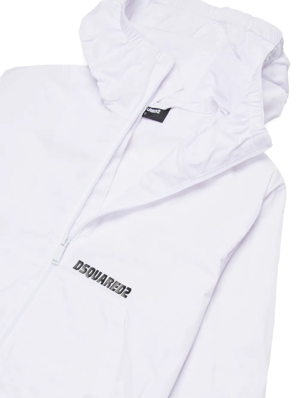  Dsquared2 Kids Hooded Jacket - White 