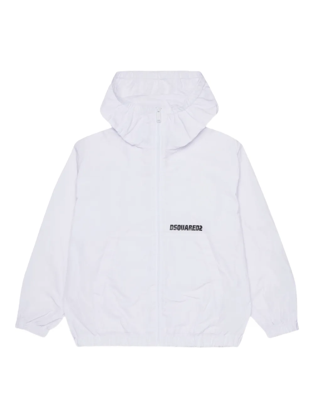 DSQUARED2 KIDS hooded jacket - White