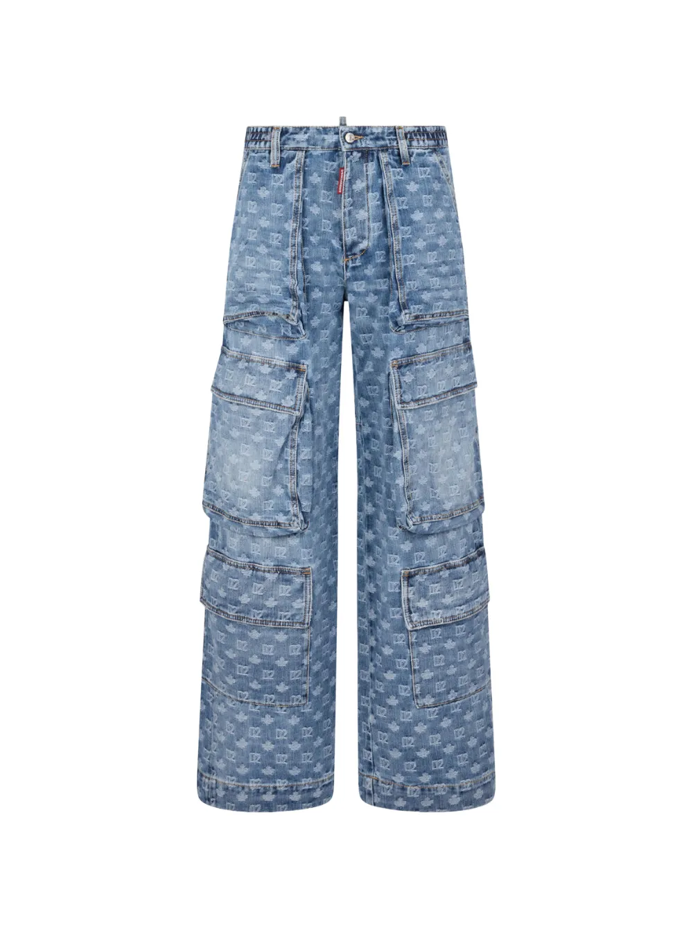 DSQUARED2 Pantaloni con logo - Blu