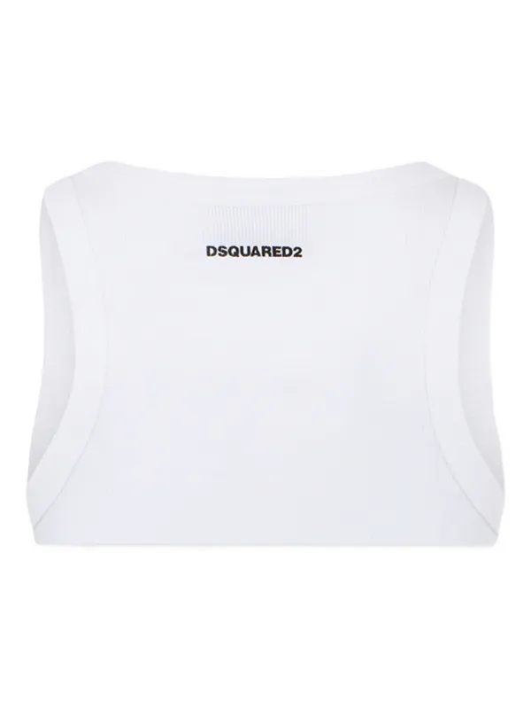 DSQUARED2 ロゴ トップ | ホワイト | FARFETCH JP